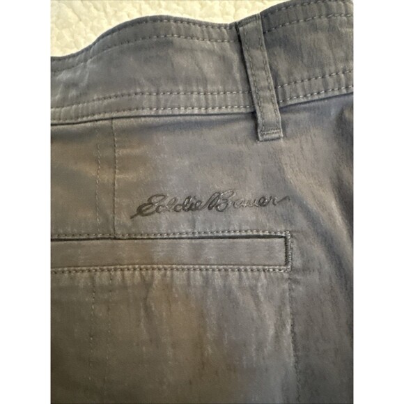EDDIE BAUER First Ascent Guide Pro Nylon Pants Womens 14 Gray Cargo Hiking - Picture 6 of 14